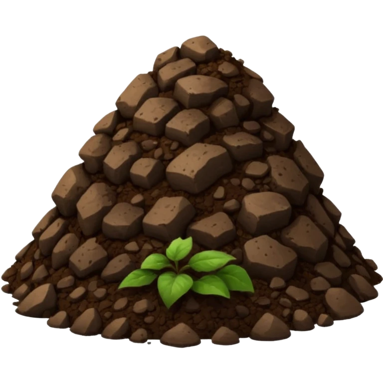 pile of soil emoji