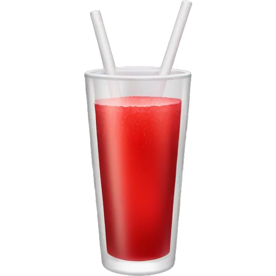red drink emoji