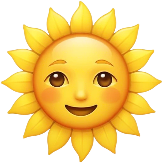 Sunshine emoji