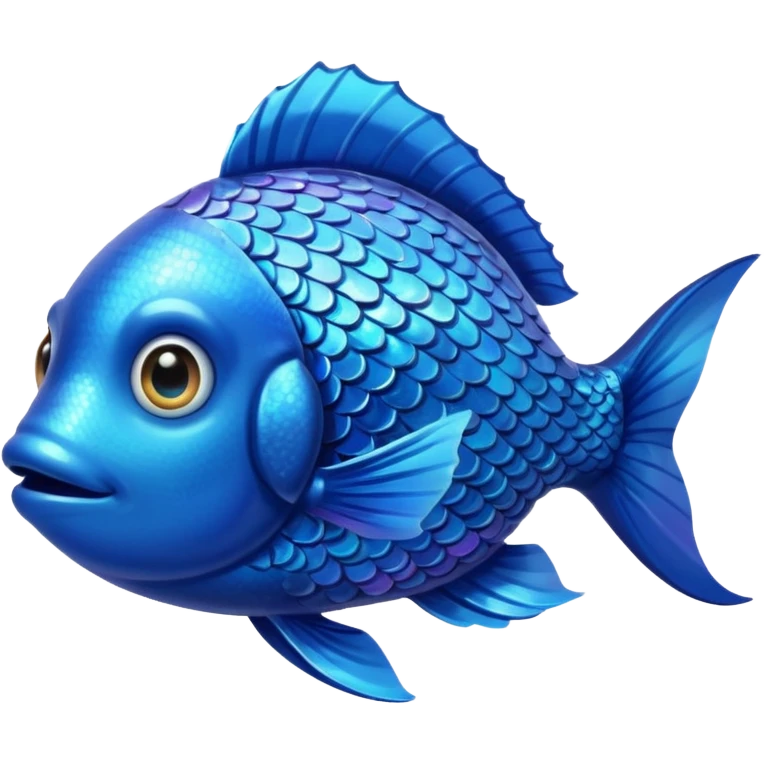 blue fish emoji