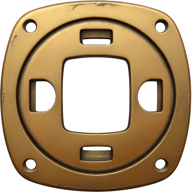 an old chinese coin emoji