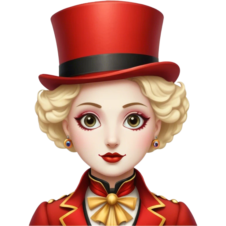 Vintage circus ringmaster emoji