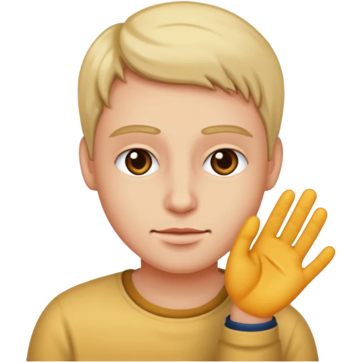 Someone stroking their dih emoji