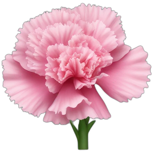Pink Carnation flower emoji