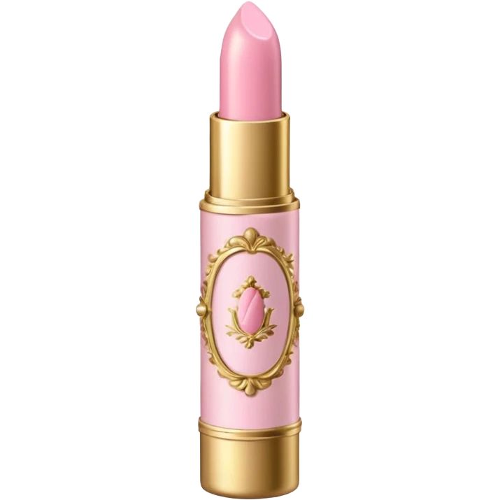 baby pink vintage rococo lipstick emoji