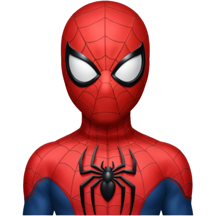 Black spider man emoji