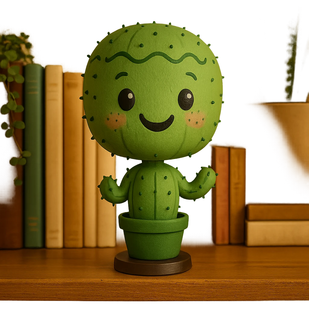 happy cactus emoji