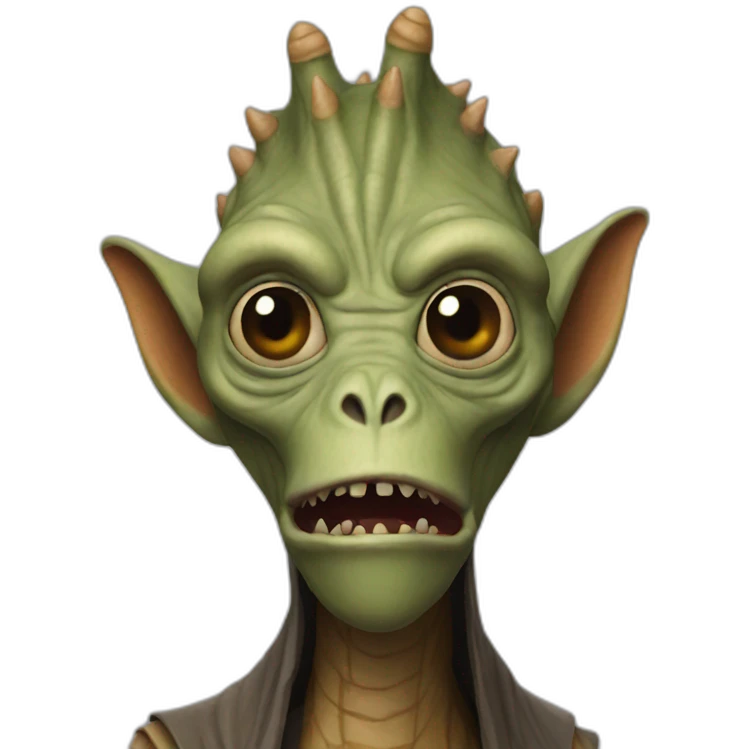 Evil jar jar emoji