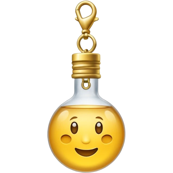 bombillo con colgante largo emoji