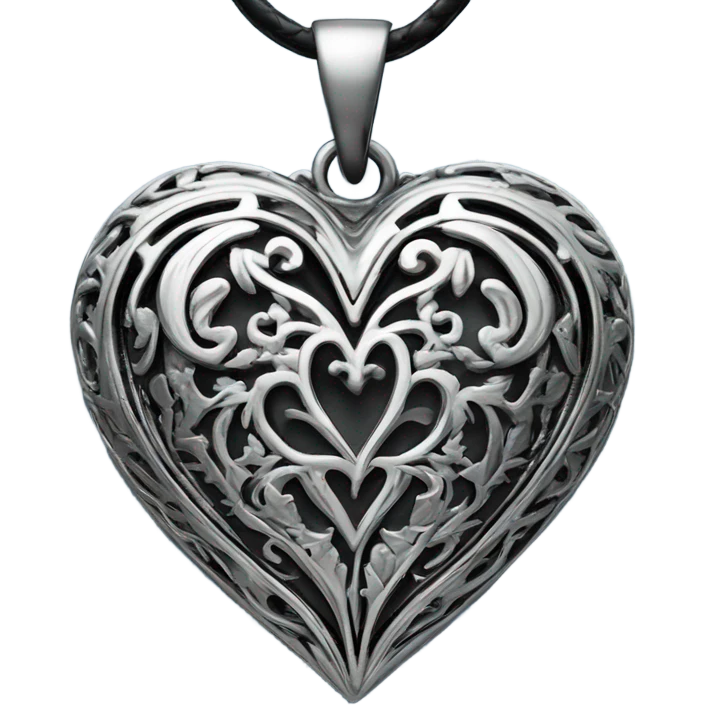 Chrome heart emoji
