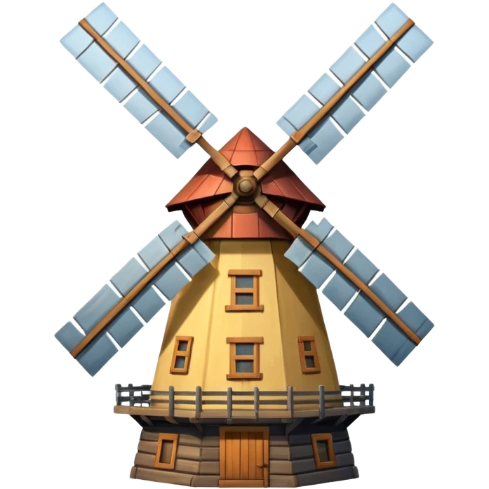 a vintage windmill emoji