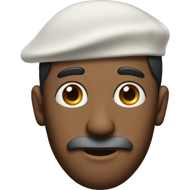 Man with big nose and kippa emoji