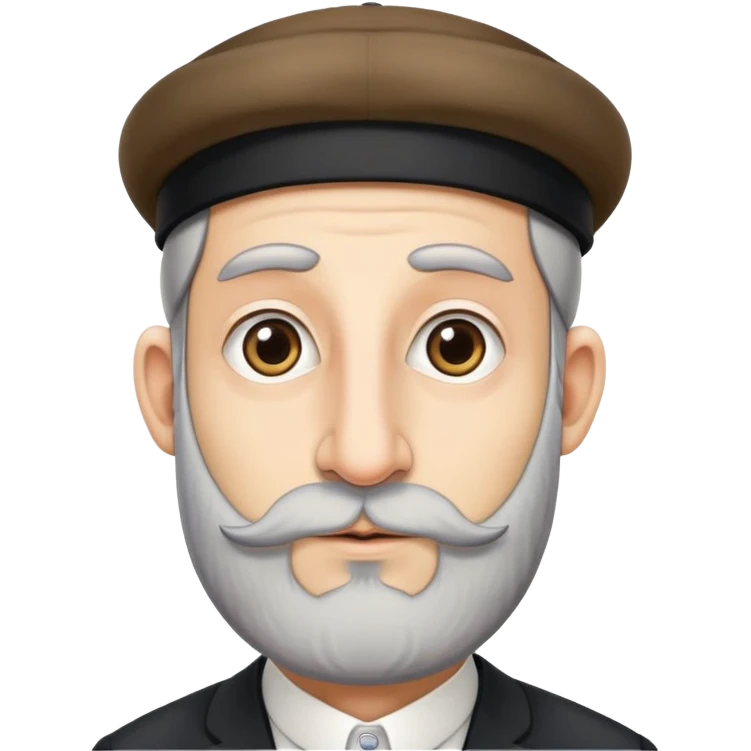 israeli rabbi with long nose emoji