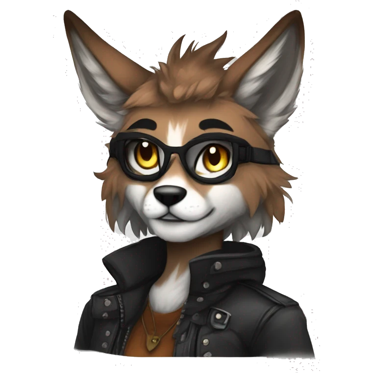 Edgy anthro furry by Falvie, AngieWolf emoji