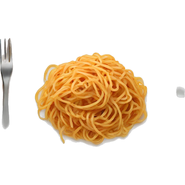 a plate of spaghetti emoji