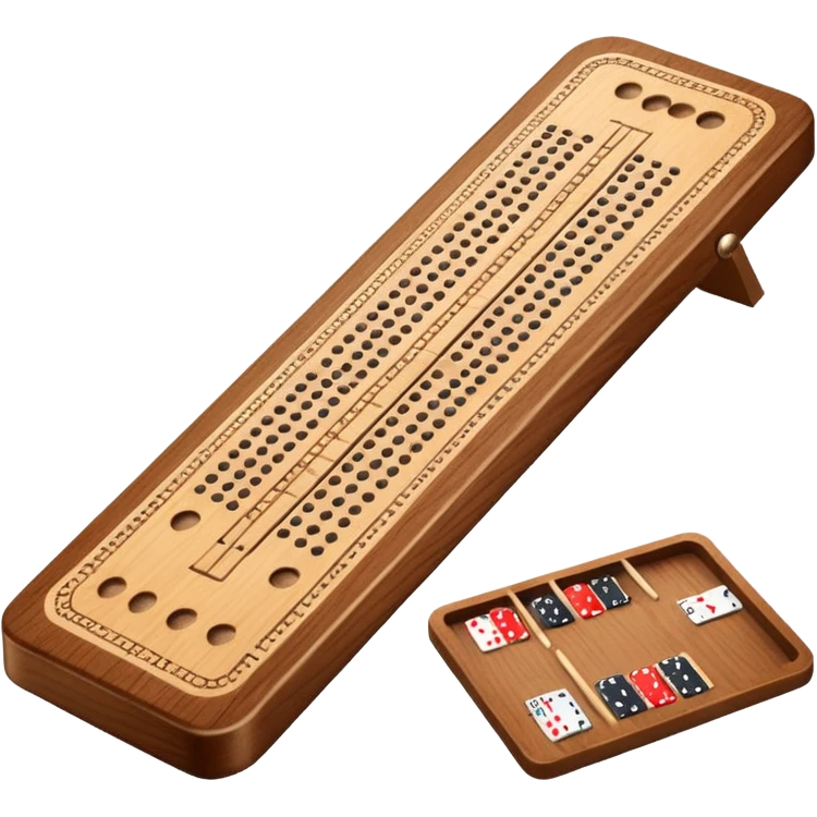 Cribbage board emoji