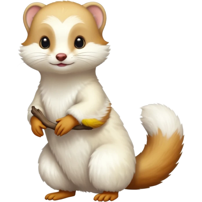 White stoat emoji