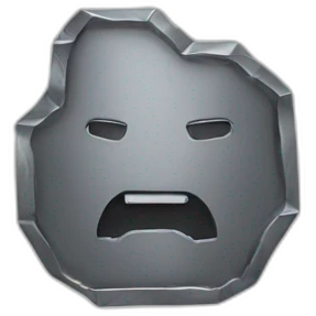 Raw iron emoji