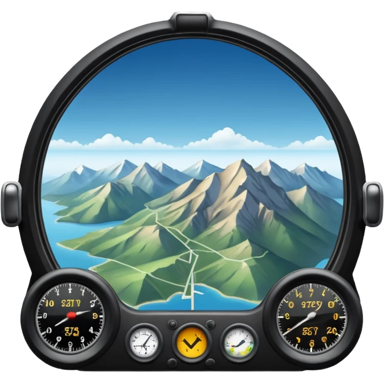 Cockpit altitude map  emoji