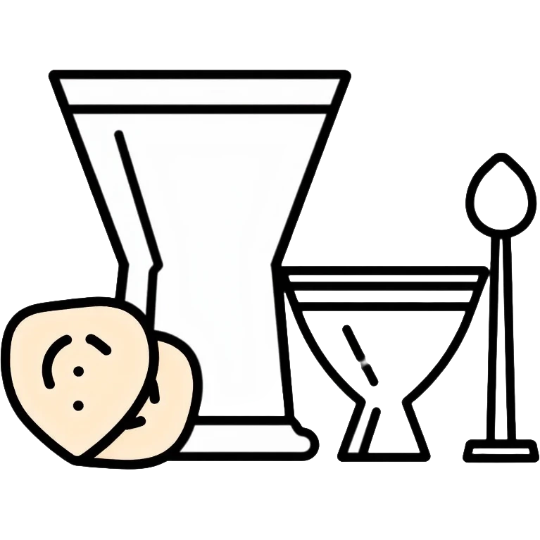 bartending tools including jigger, strainer, and cocktail spoon emoji