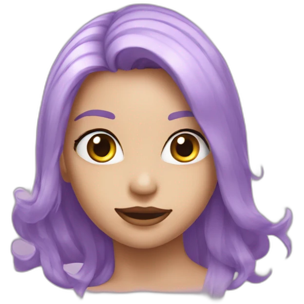coeur violet cassé emoji