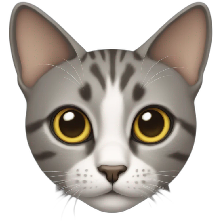 Cat with big eyes  emoji