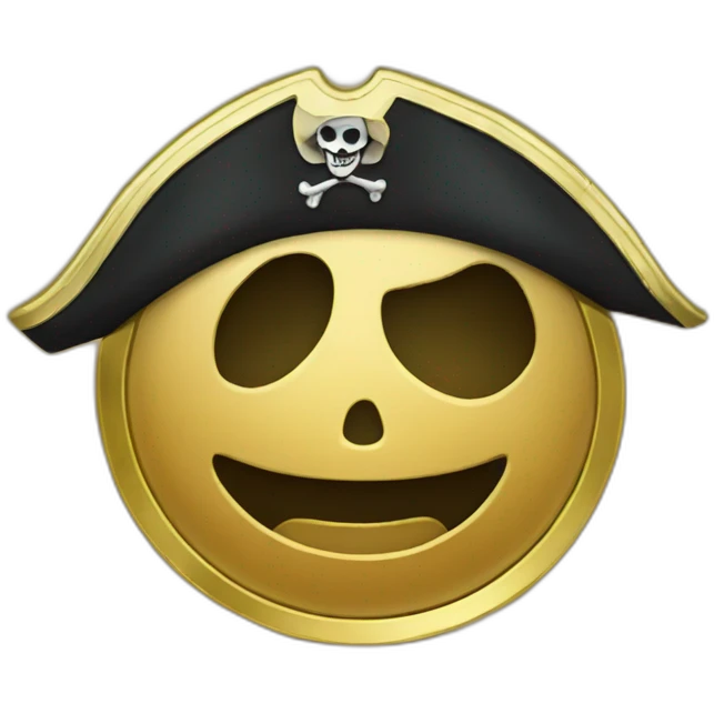Pirate coin emoji
