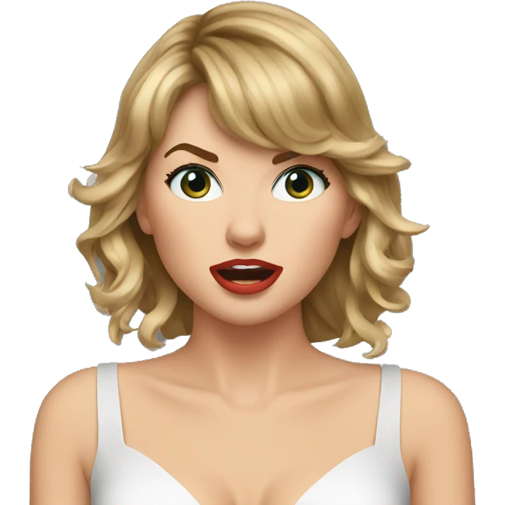 Taylor Swift Shocked emoji