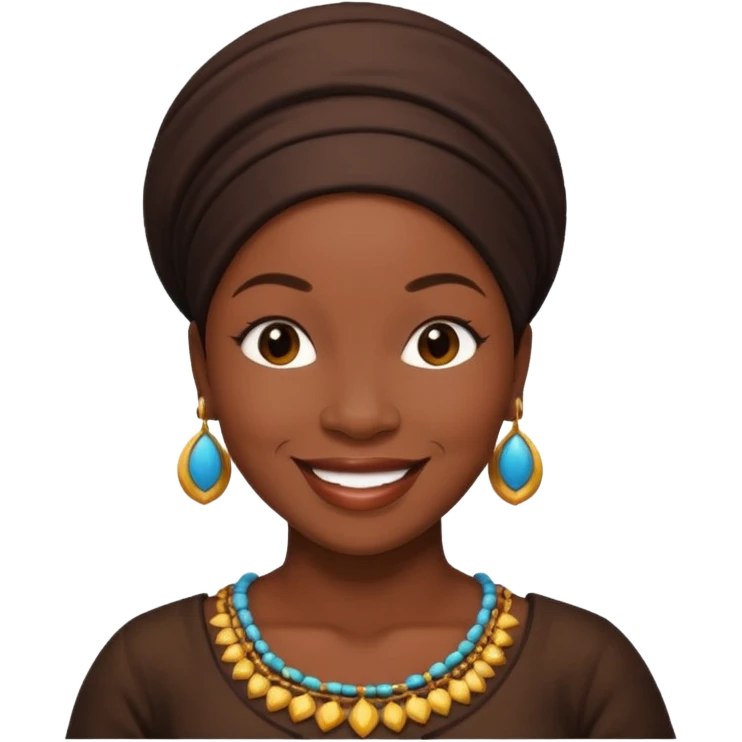 India Arie with dark brown hair emoji