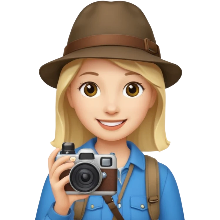 Tourist Taking Photo emoji