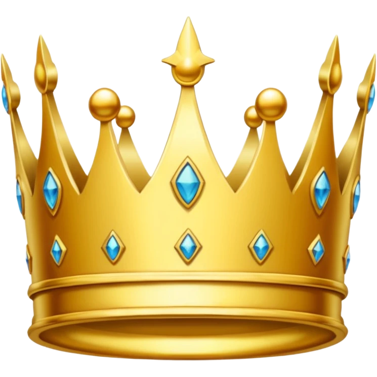 Simple Gold crown emoji