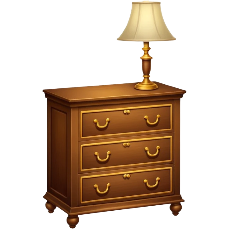 A Cupboard-commode-drawer-night-bed-stand furniture with a night lamp,WİTH BED emoji