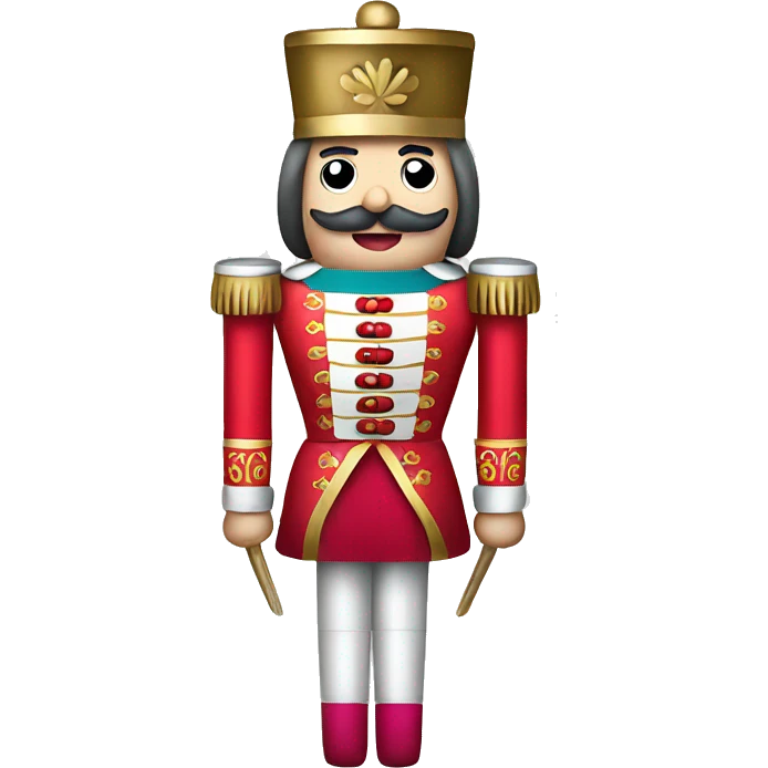 Colorful nutcracker emoji