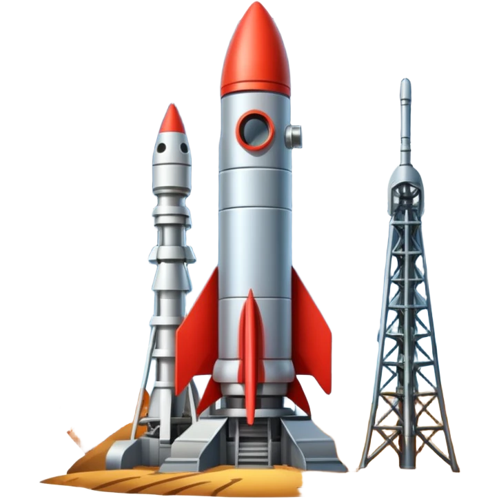 rocket on a cosmodrome emoji