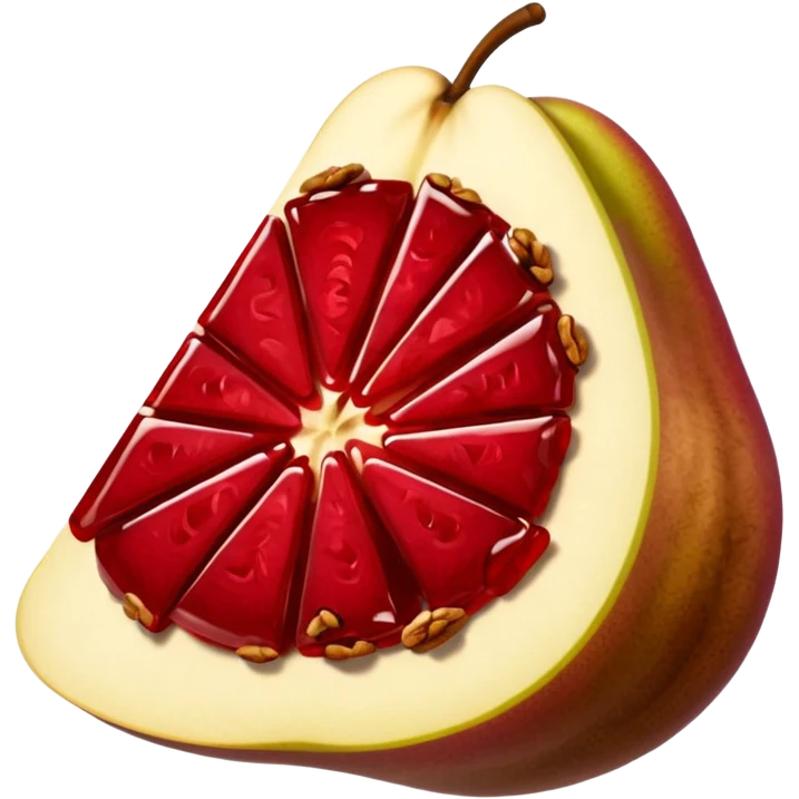 jam pear and wallnut  emoji