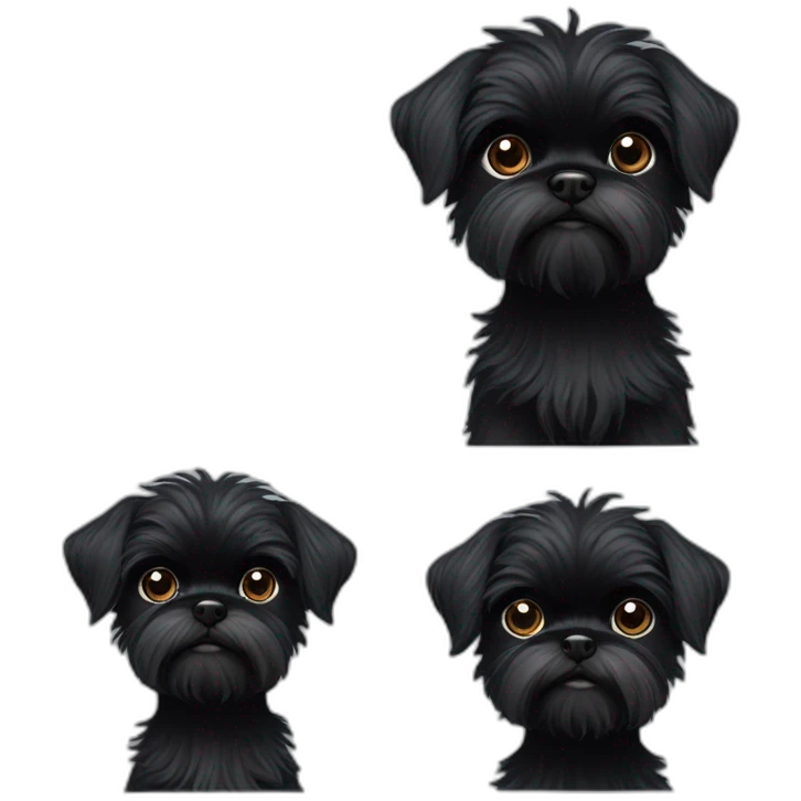affenpinscher-young-black-man emoji