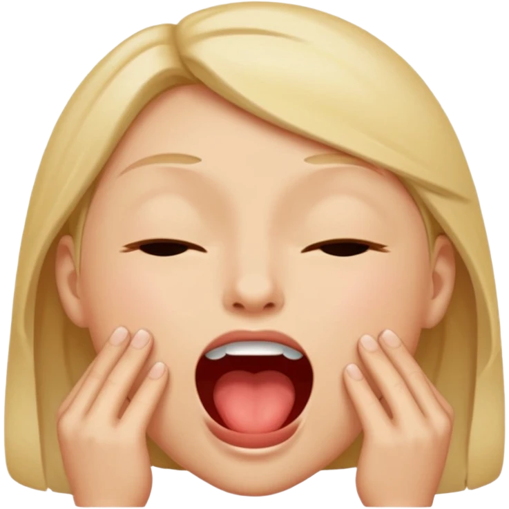 Biting lip in ecstasy  emoji