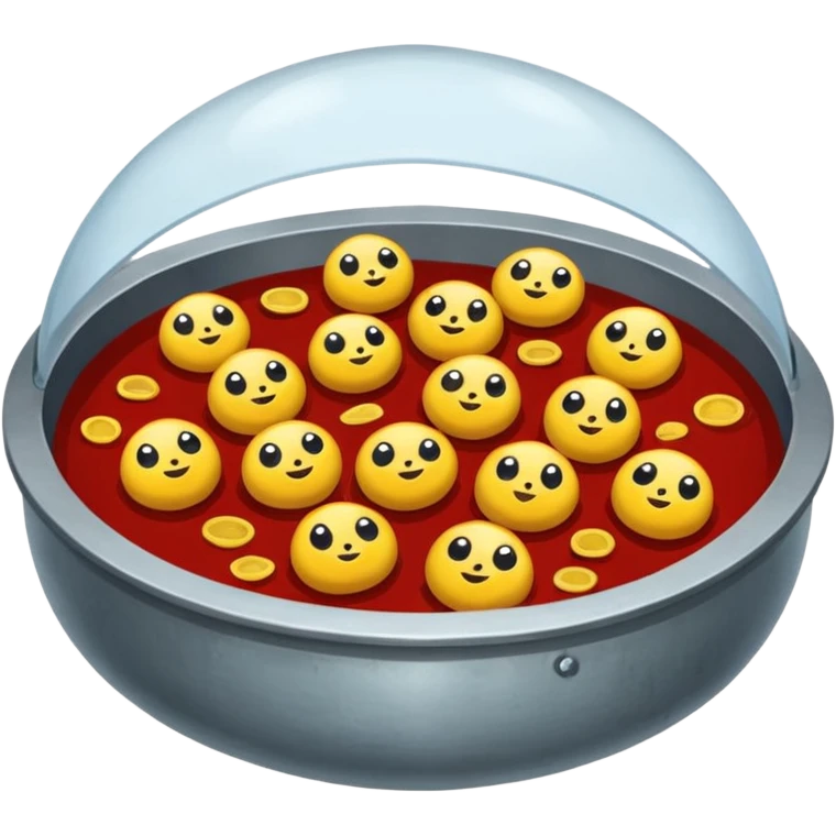 Un tamis avec des trous pour tamiser des baies de Sichuan emoji