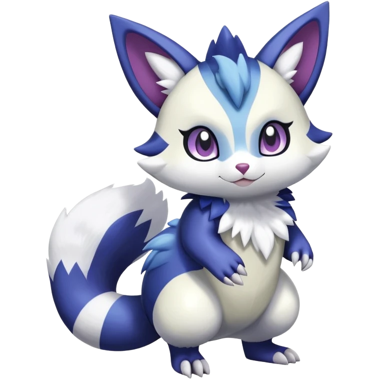 Shiny Furret-Meowstic-Zangoose-Hybrid (Full body) emoji
