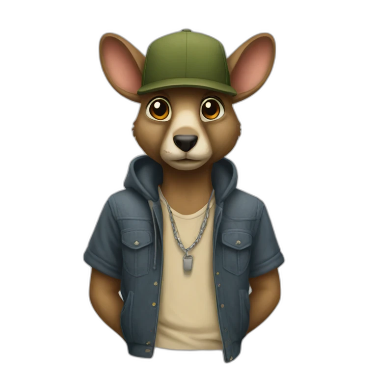 kangourou thug emoji