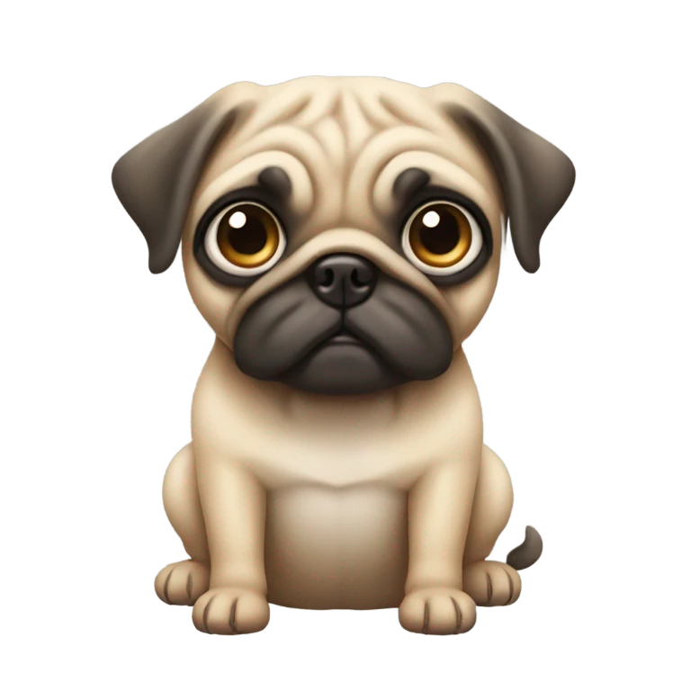 Pug emoji
