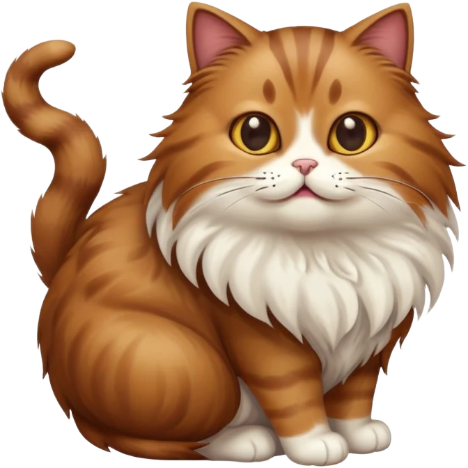 Pooping cat emoji
