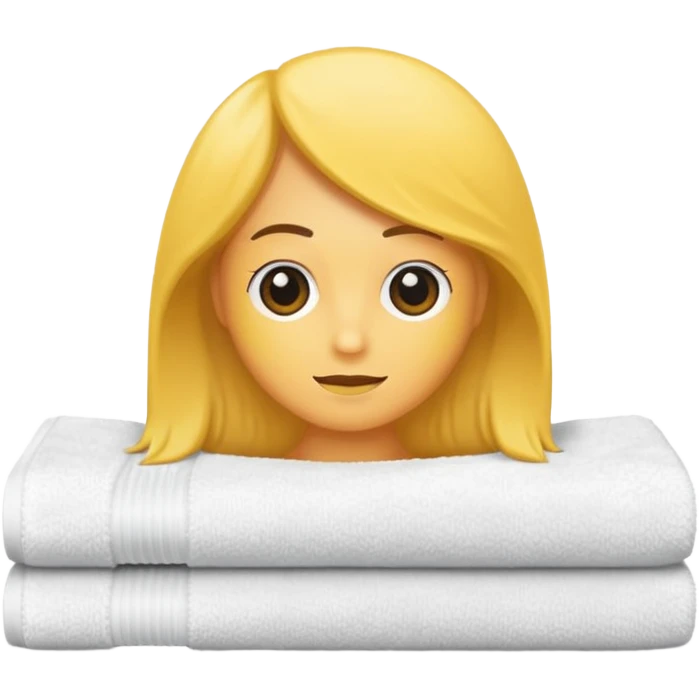 Hairdresser towel emoji