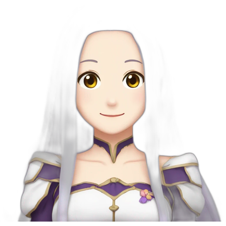 Emilia（Re:Zero・Young Woman） emoji