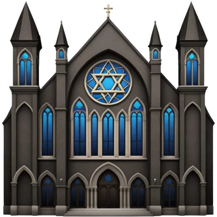 jewish synagogue dark aesthetic gothic architecture emoji