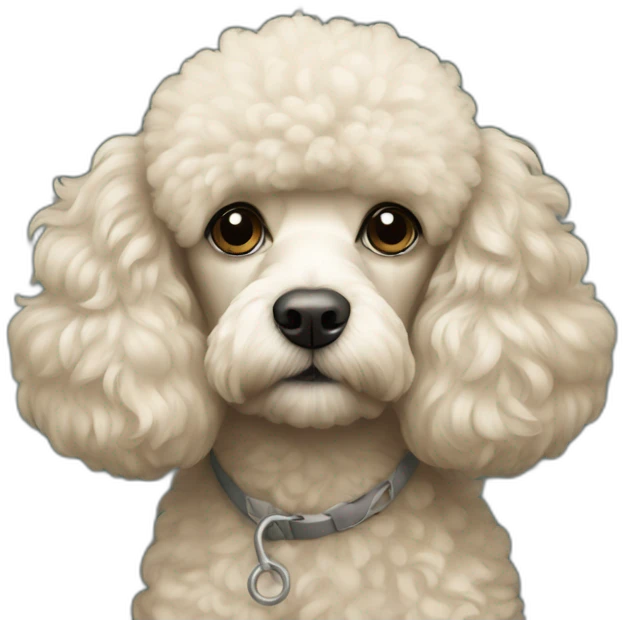 Poodle in a tent emoji