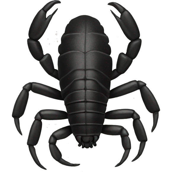 Black scorpion  emoji