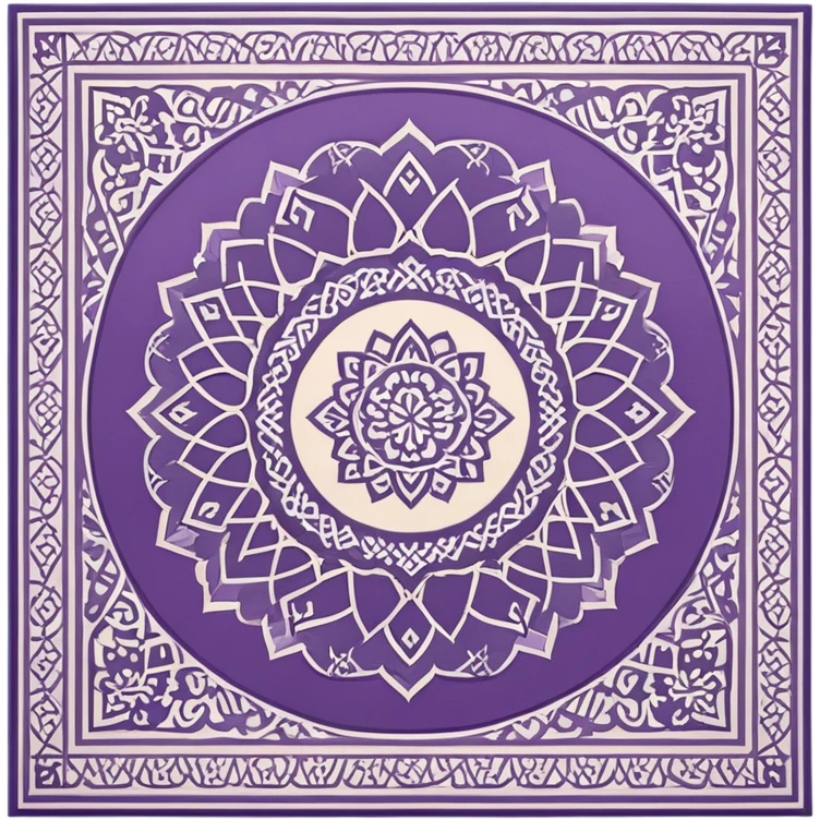 islamic prayer mat Lila emoji