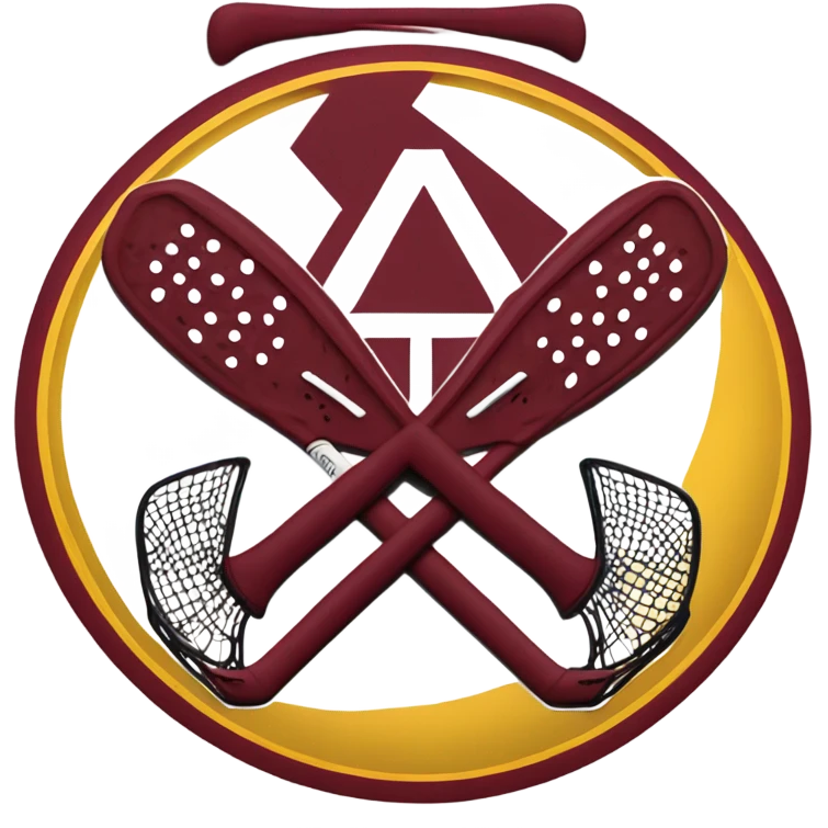 Gunpowder lacrosse club logo maroon and yellow  emoji
