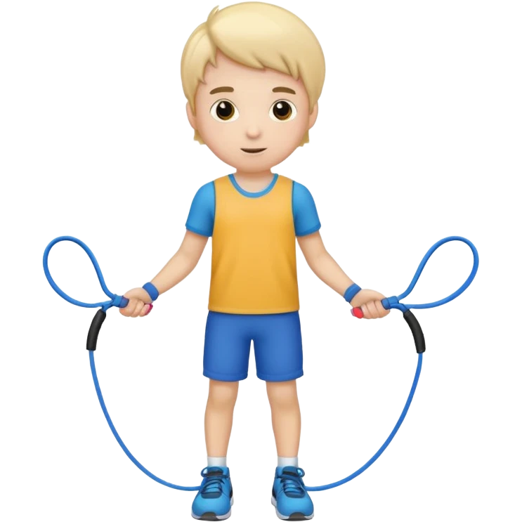 Boy with Skipping rope emoji